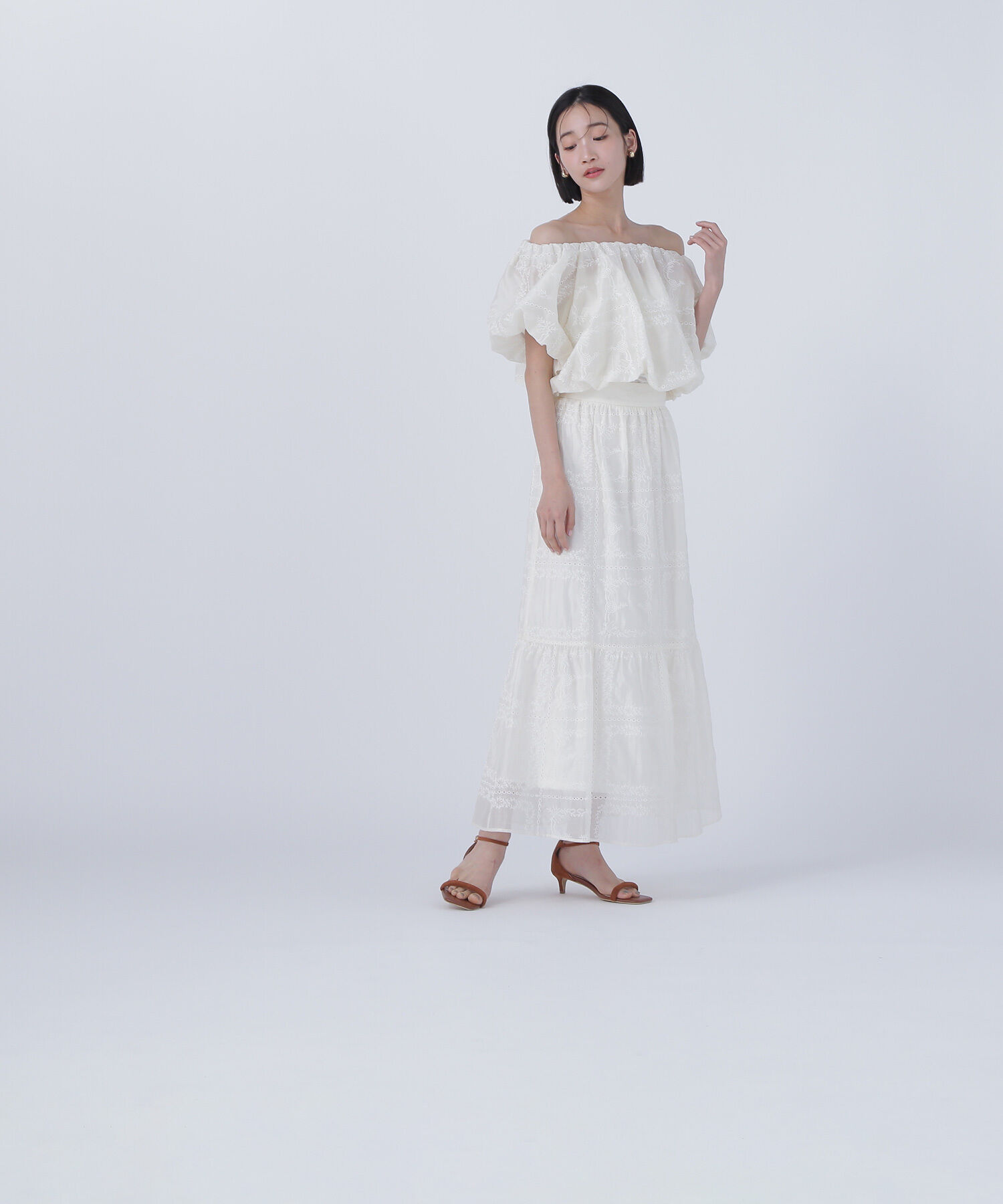  「シアーレーススカート」|スカート|