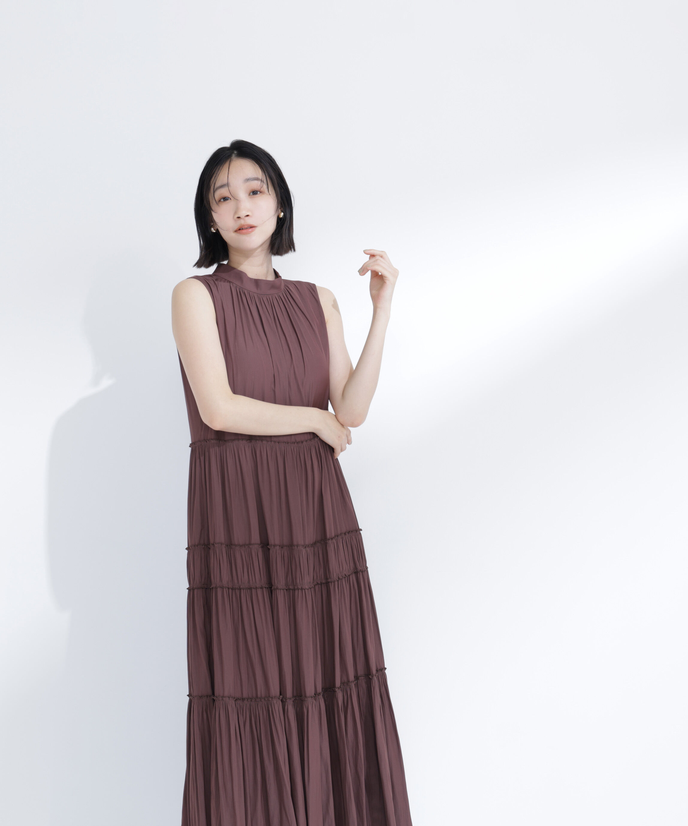  「バックリボンティアードワンピース」|ワンピース|