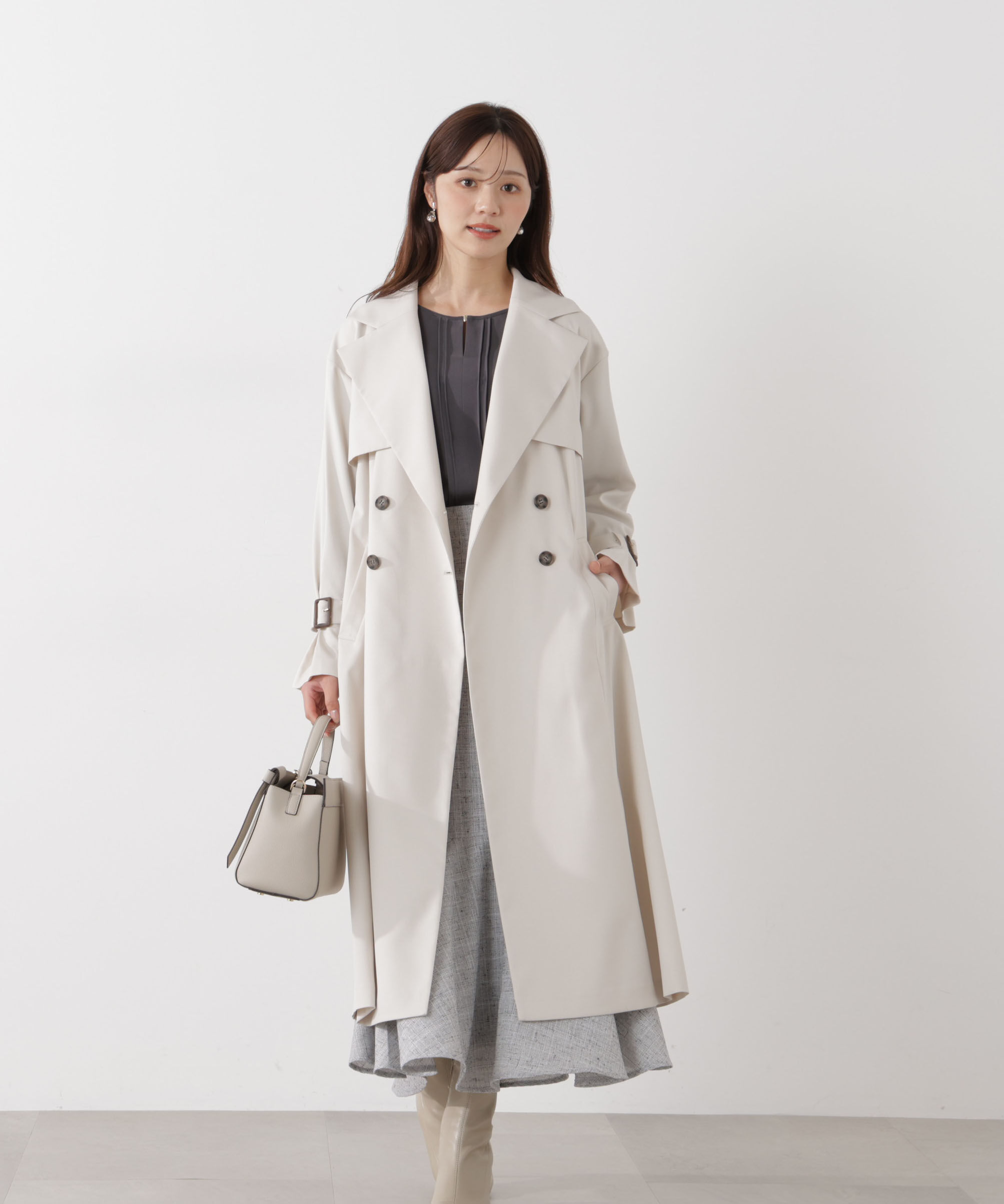 PROPORTION BODY DRESSING「＜防シワ/花粉リリース＞ベーシックトレンチコート」|その他|