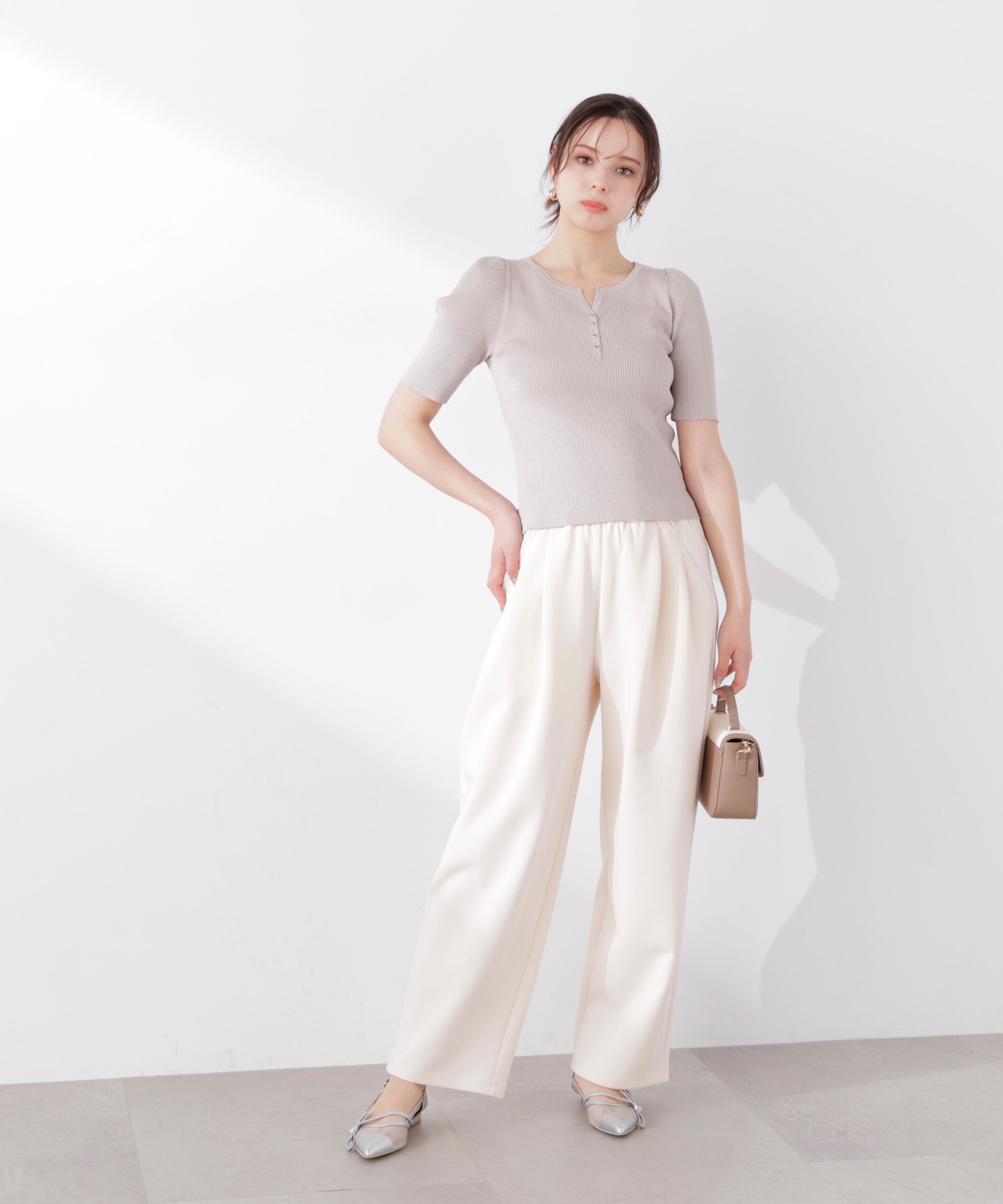 PROPORTION BODY DRESSING「ヘンリーネックニット 26SS」|ニット・セーター|