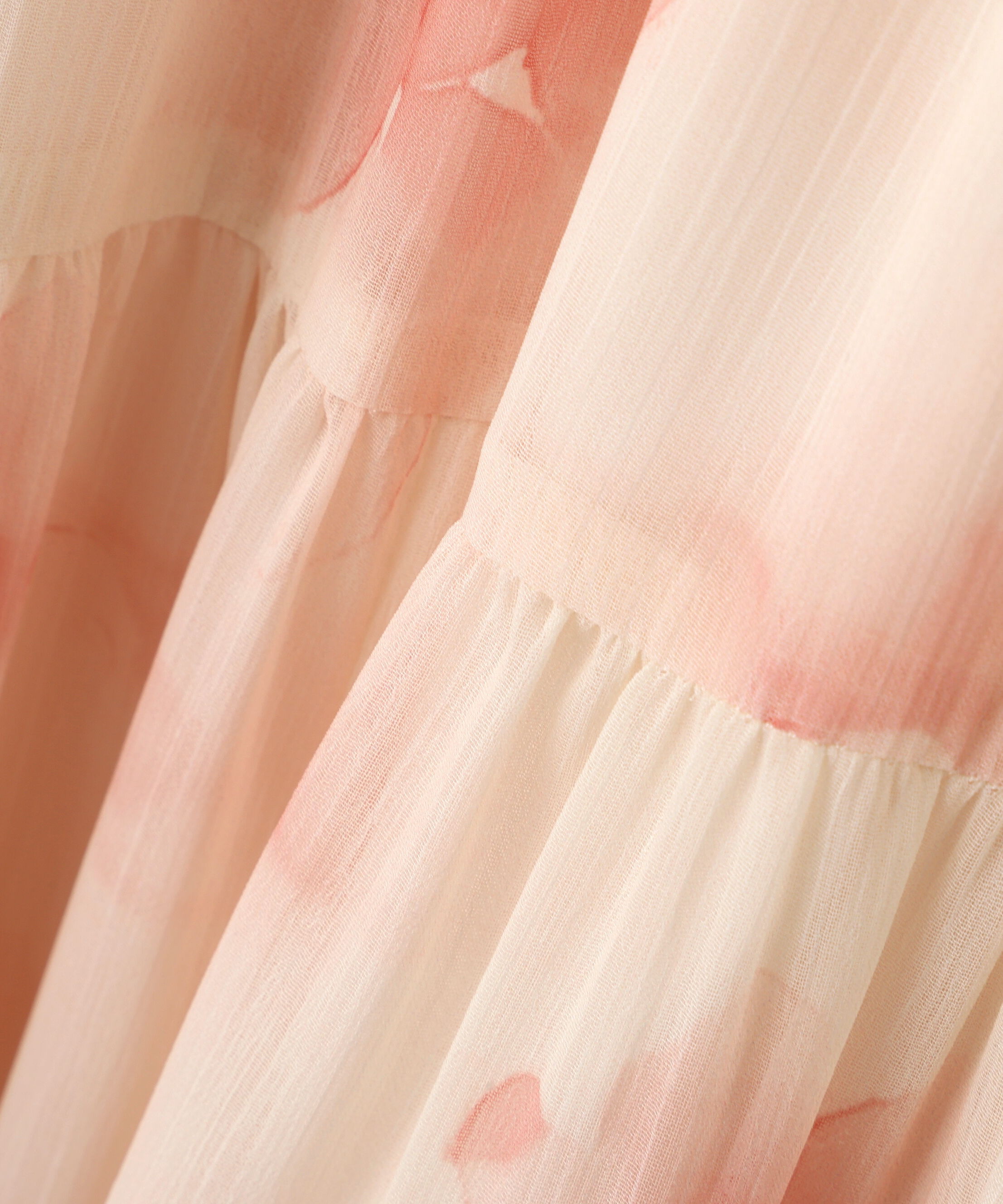 PROPORTION BODY DRESSING「ニットドッキング花柄シャーリングワンピース　26SS」|ワンピース|