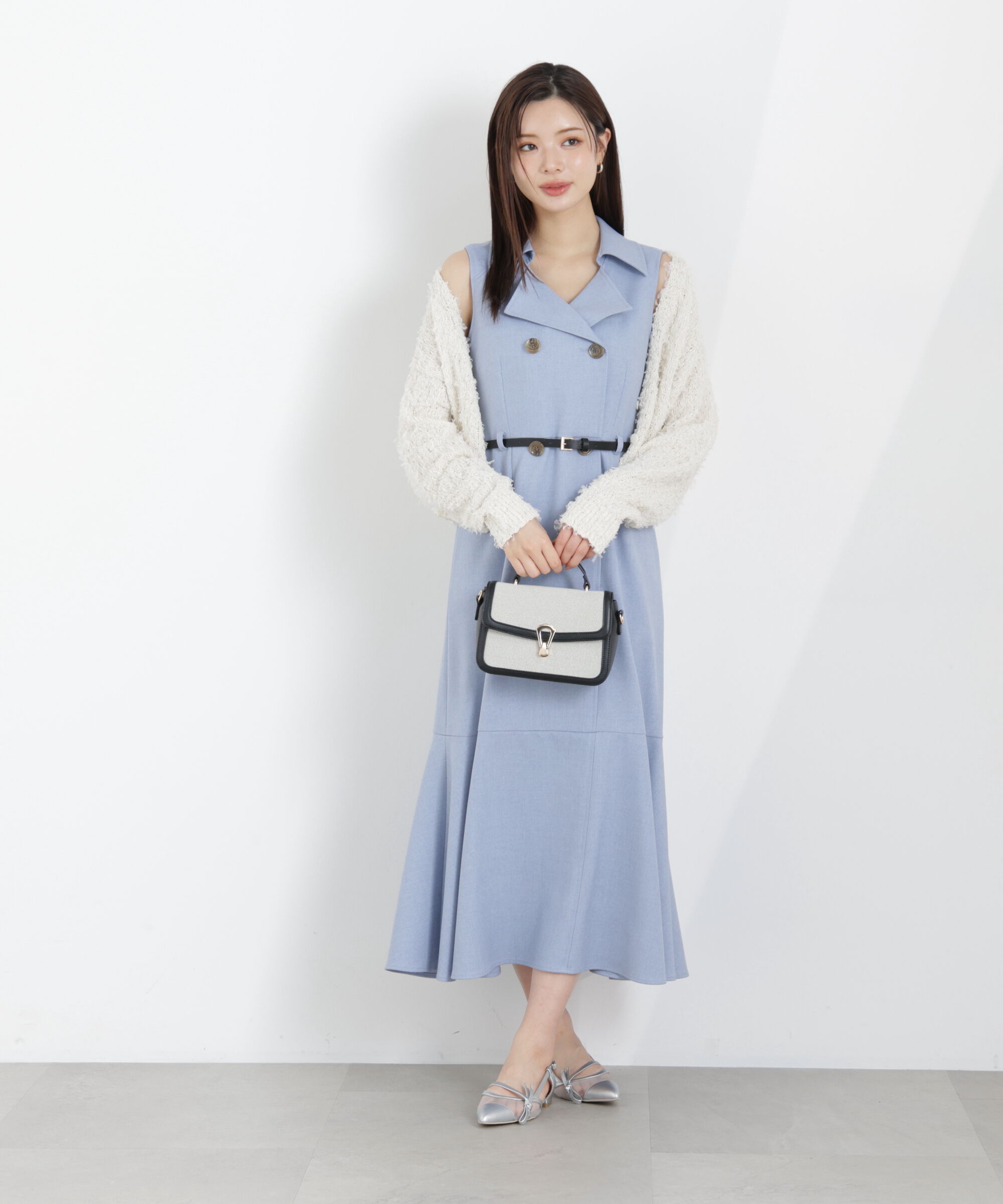 PROPORTION BODY DRESSING「テープヤーンカーディガン　26SS」|カーディガン|