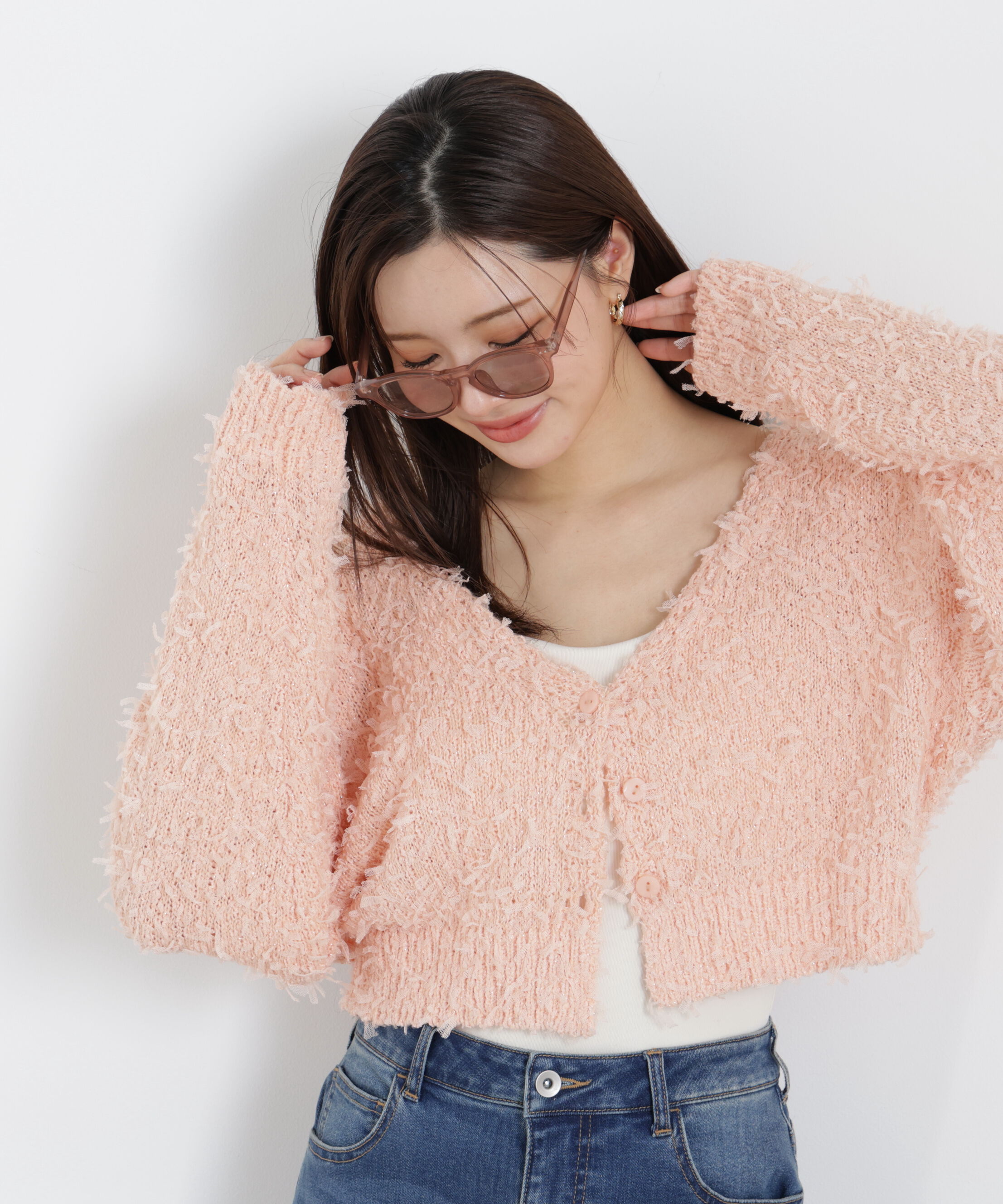 PROPORTION BODY DRESSING「テープヤーンカーディガン　26SS」|カーディガン|