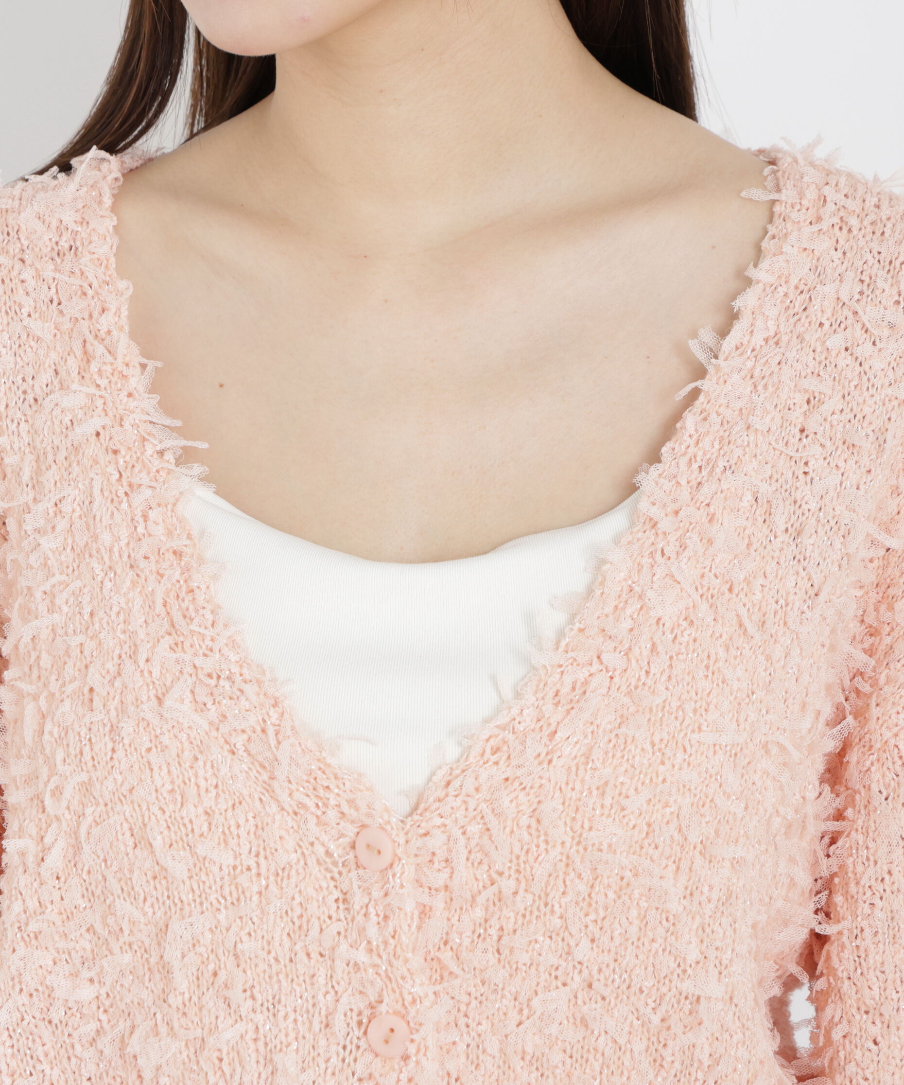 PROPORTION BODY DRESSING「テープヤーンカーディガン　26SS」|カーディガン|