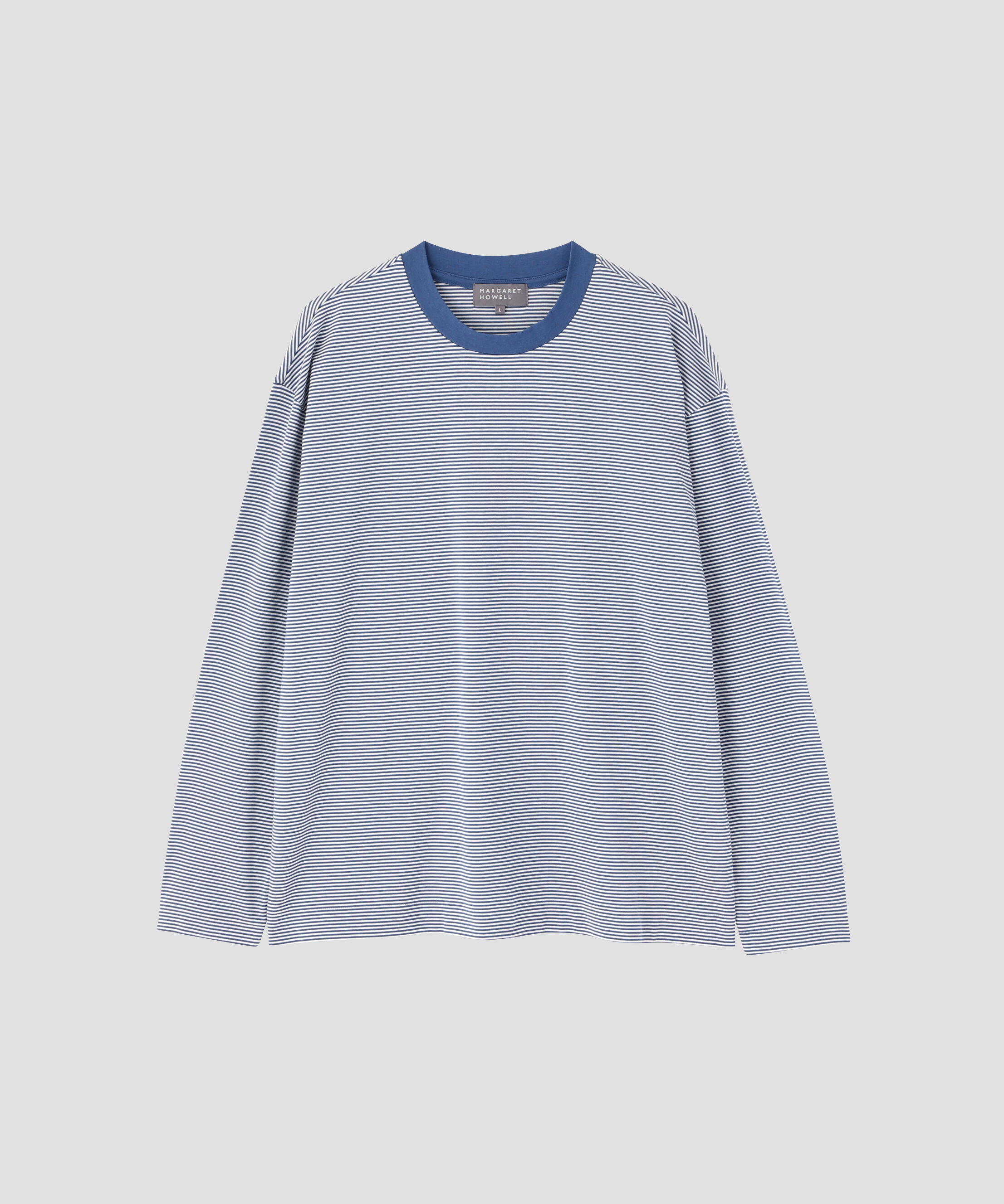 MARGARET HOWELL「COTTON STRIPE JERSEY TOP」|Tシャツ・カットソー|