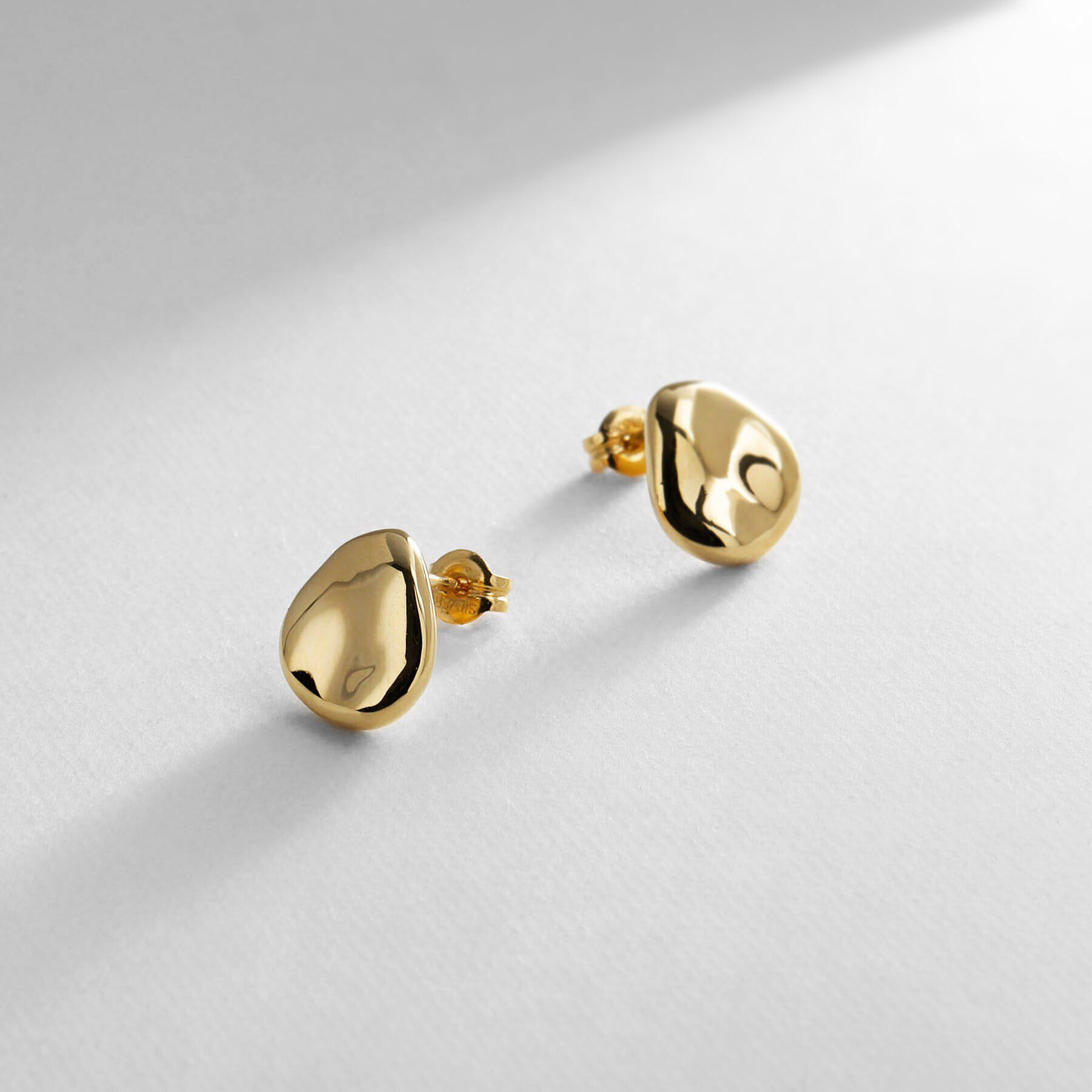 COCOSHNIK ONKITSCH「シルバー ニュアンスピアス ドロップ GP」|ピアス|