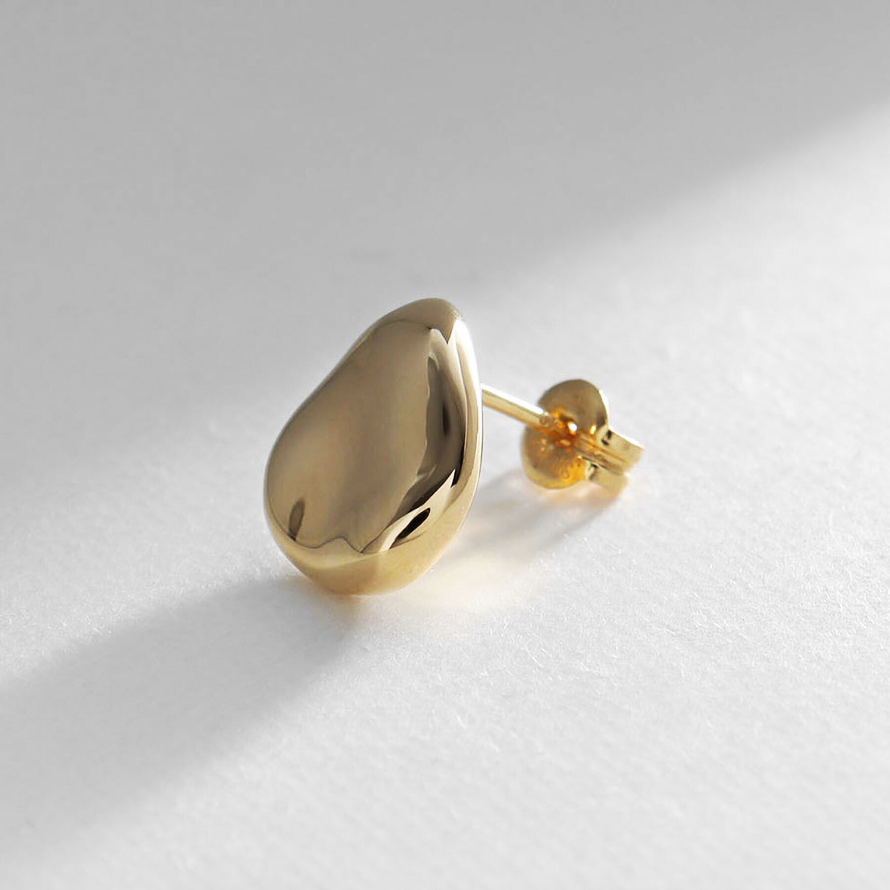 COCOSHNIK ONKITSCH「シルバー ニュアンスピアス ドロップ GP」|ピアス|