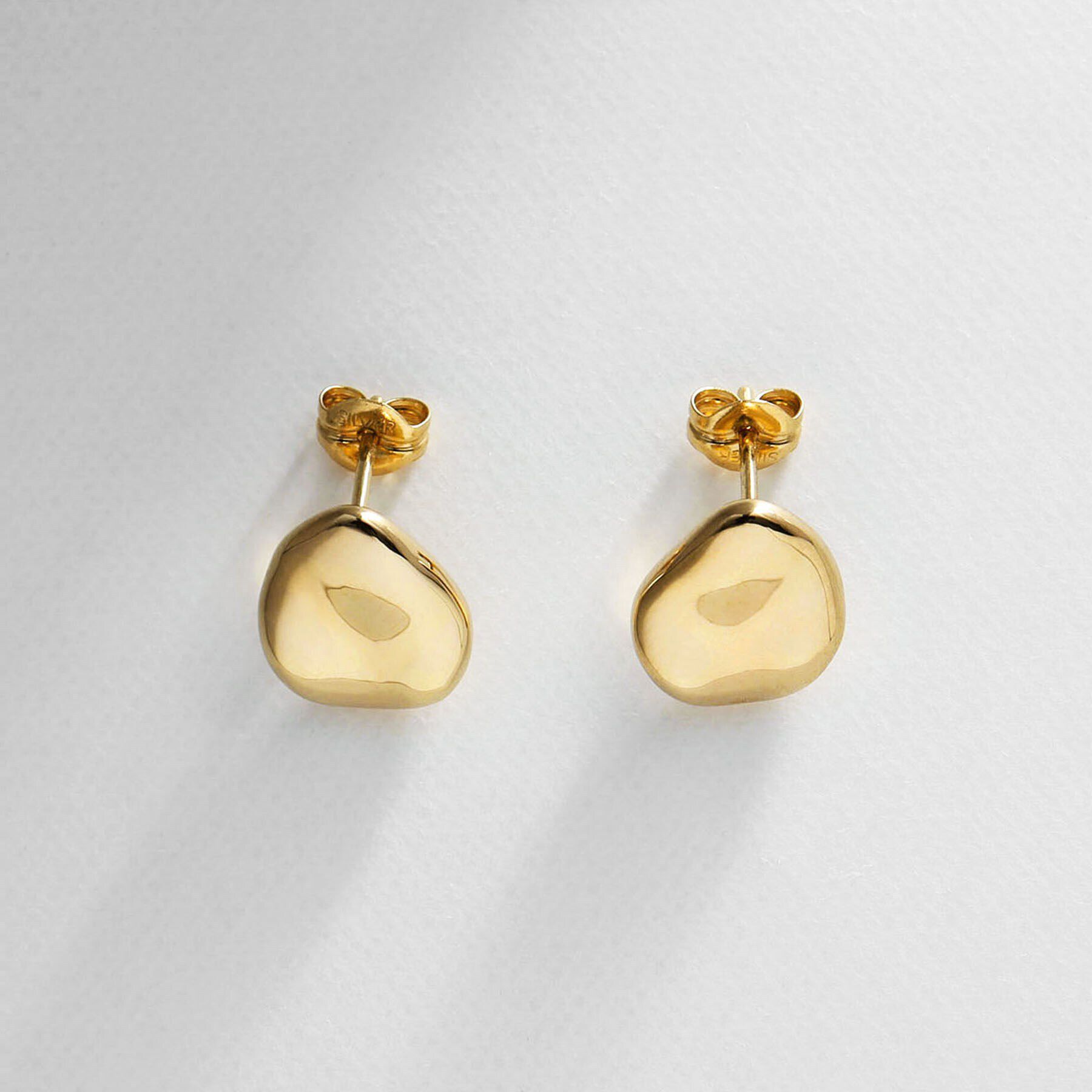 COCOSHNIK ONKITSCH「シルバー ニュアンスピアス ドロップ GP」|ピアス|