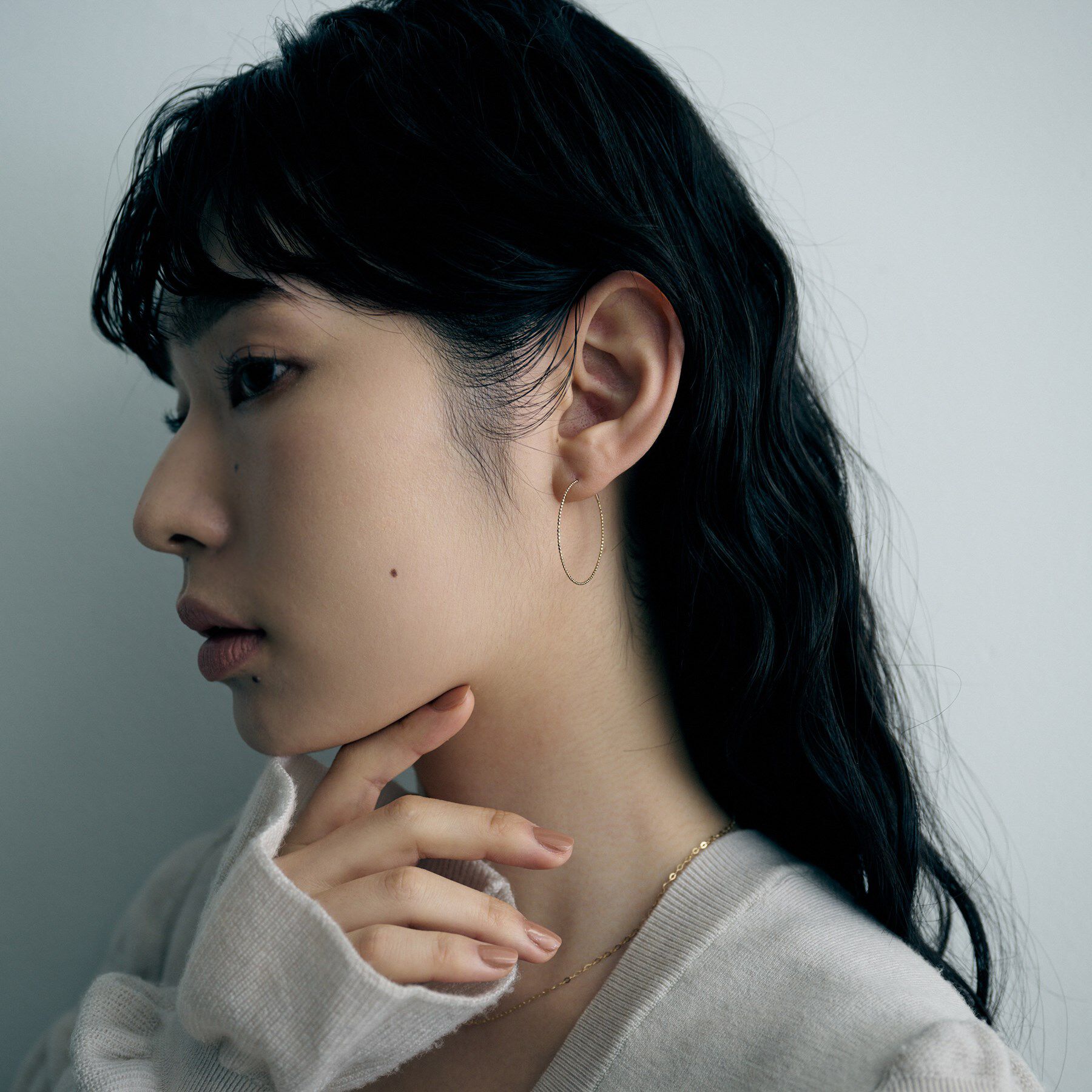 COCOSHNIK ONKITSCH「K10カットボールフープピアス」|ピアス|