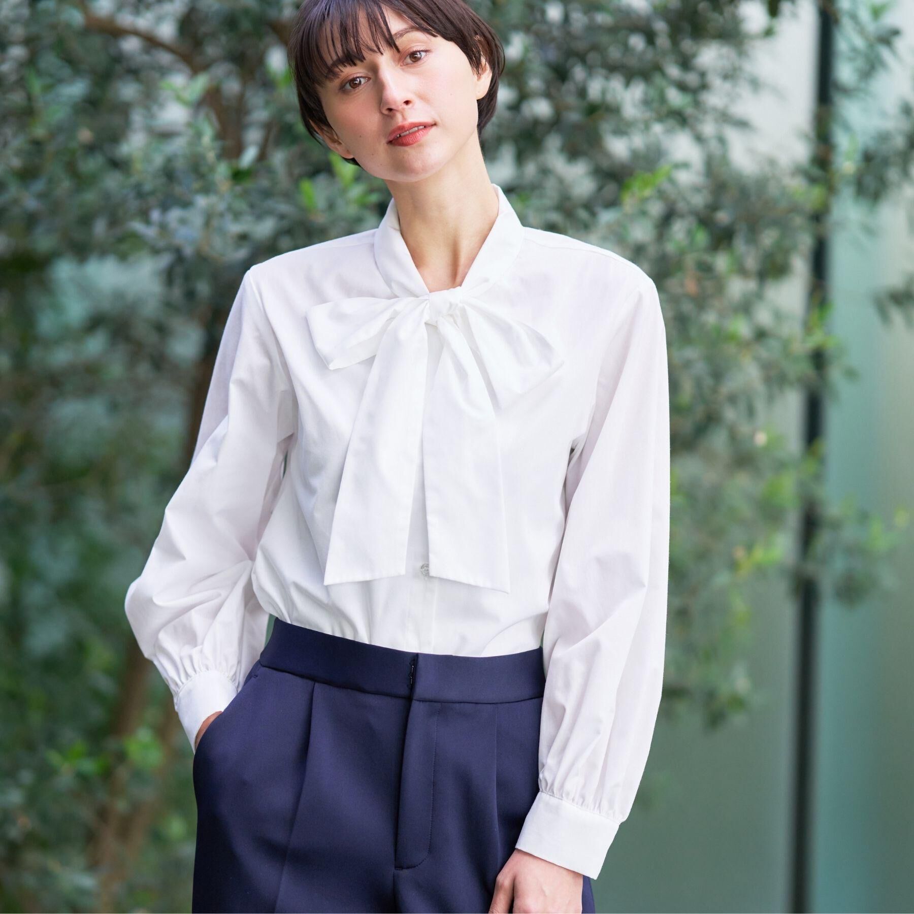 Dessin「【入卒/セレモニー】ボウタイリボンブラウス」|シャツ・ブラウス|