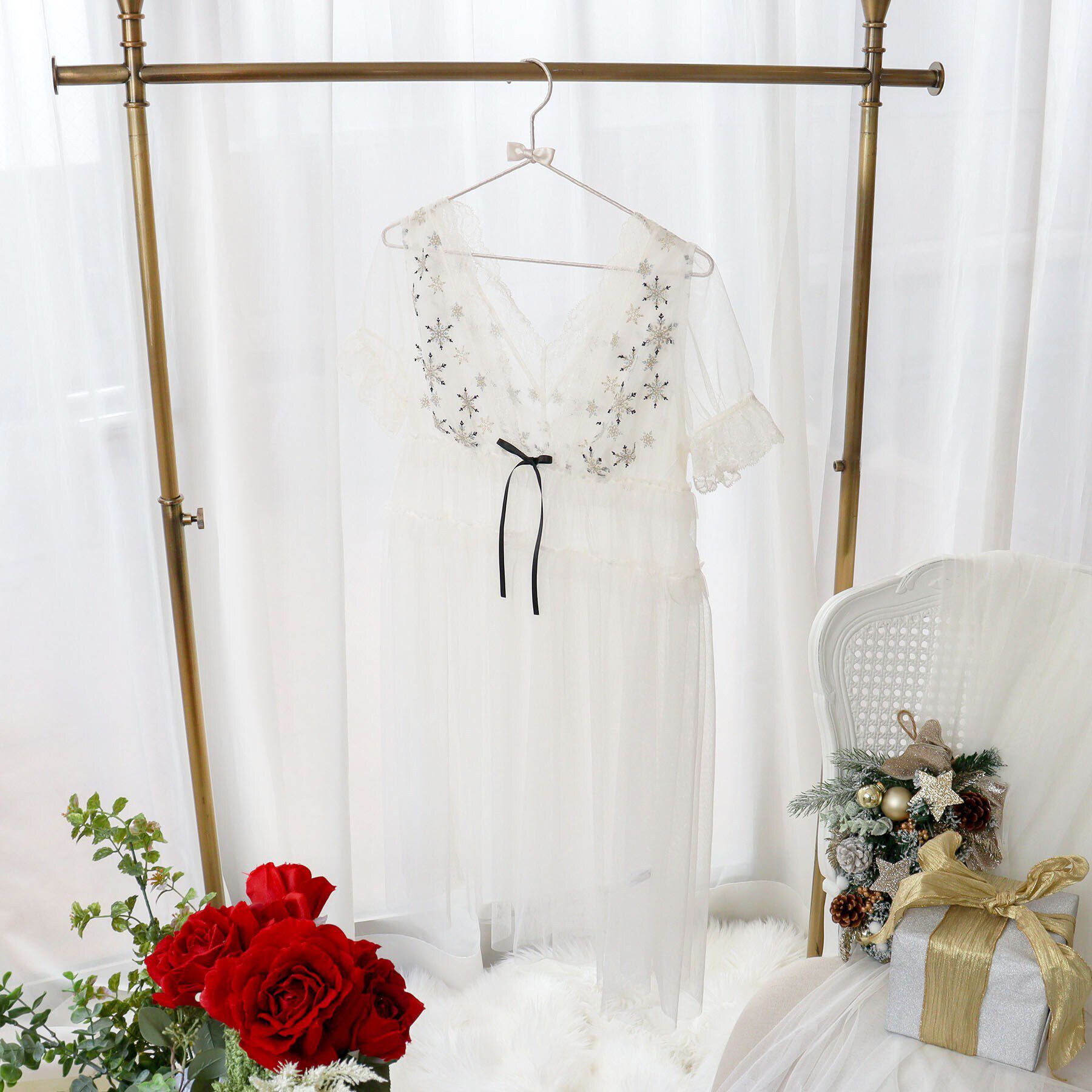 Risa Magli「グレッタ カーディガン」|インナー|アイボリー(004)