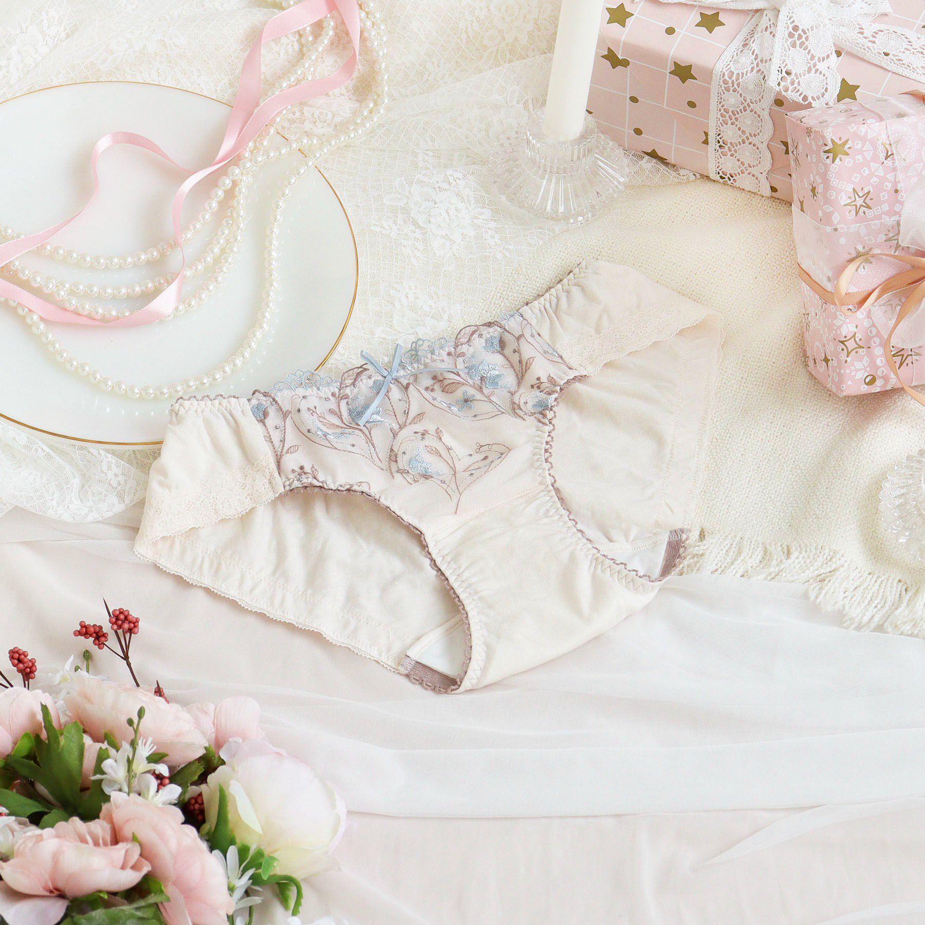 Risa Magli「フローチェ サニタリー」|インナー|ブルー(092)