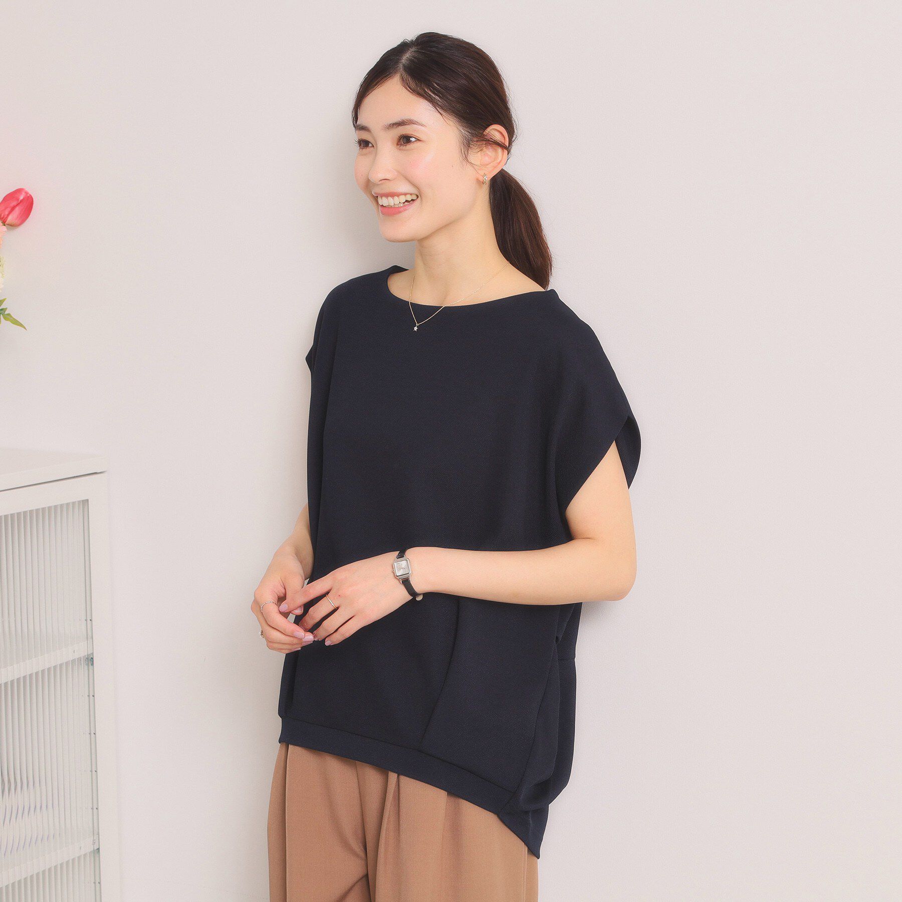 ITS&rsquo;DEMO「【洗濯機OK】カットカルゼプルオーバー」|Tシャツ・カットソー|