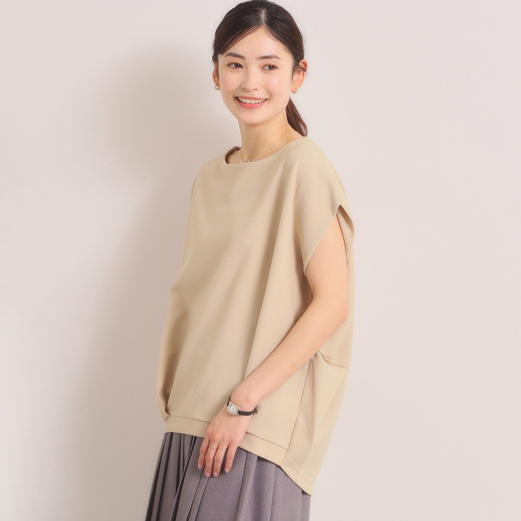 ITS&rsquo;DEMO「【洗濯機OK】カットカルゼプルオーバー」|Tシャツ・カットソー|