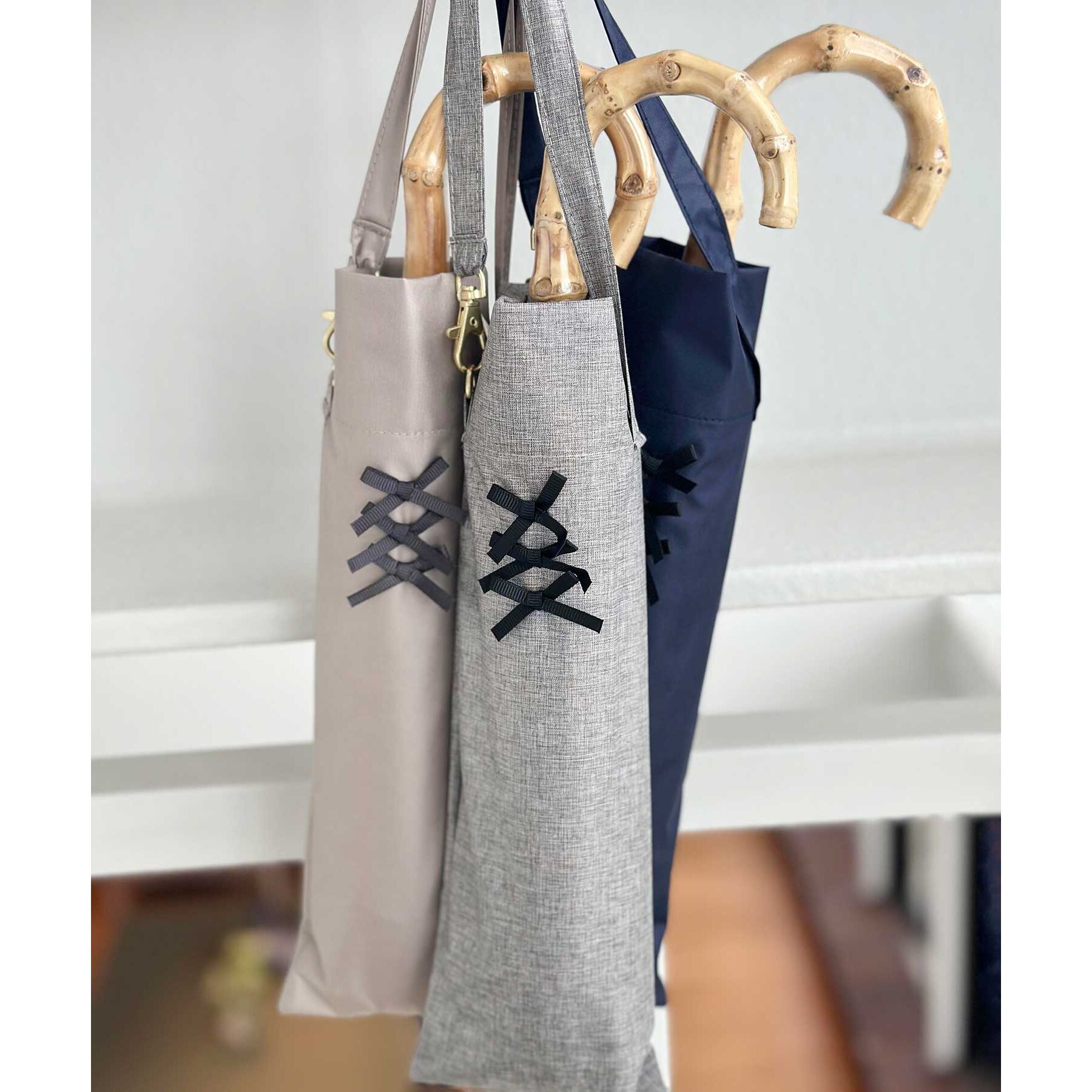 Ober Tashe「pink trick/ピンクトリック　遮光率100％！リボン2段折りたたみ傘(晴雨兼用)」|傘|