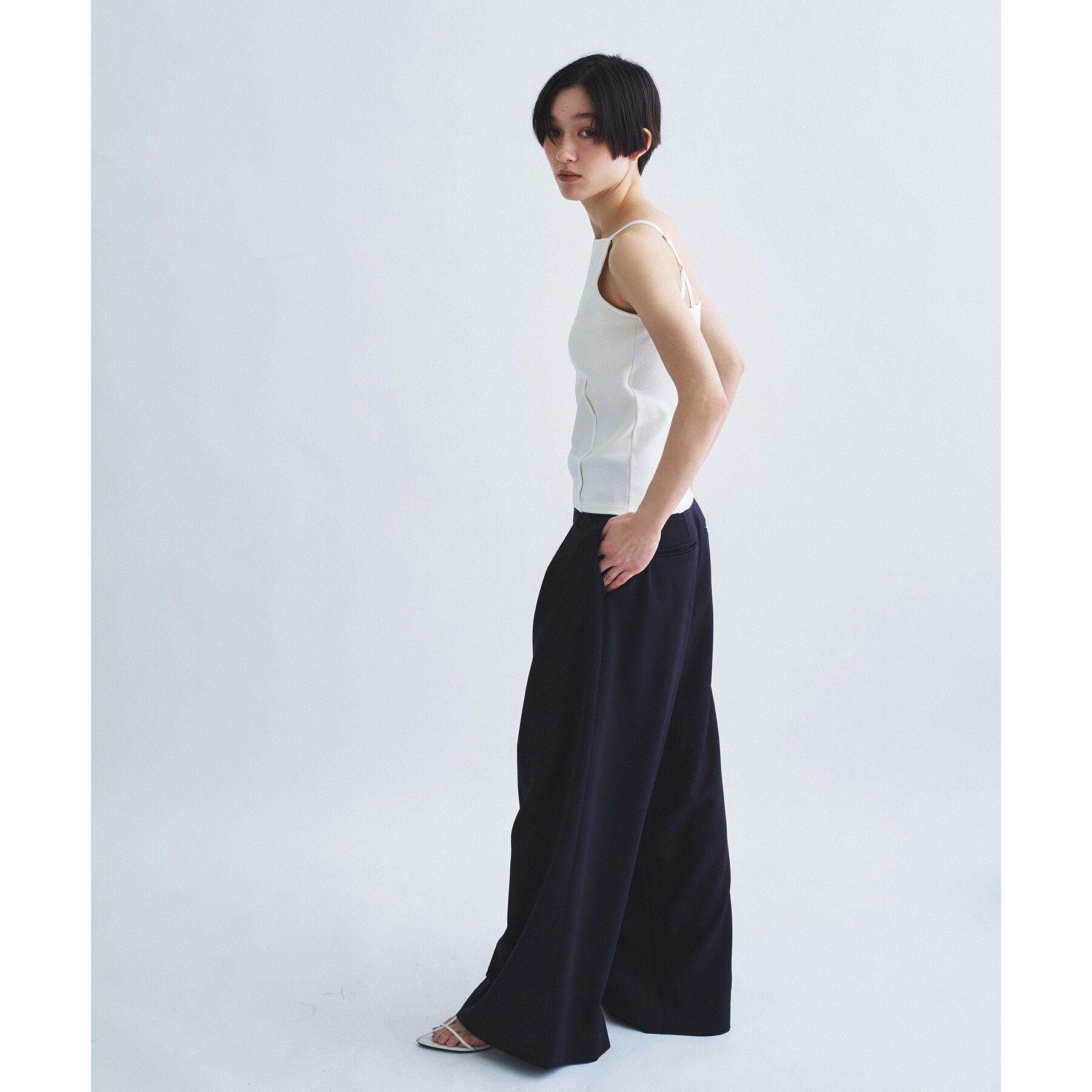CODE A「edge line camisole」|キャミソール|