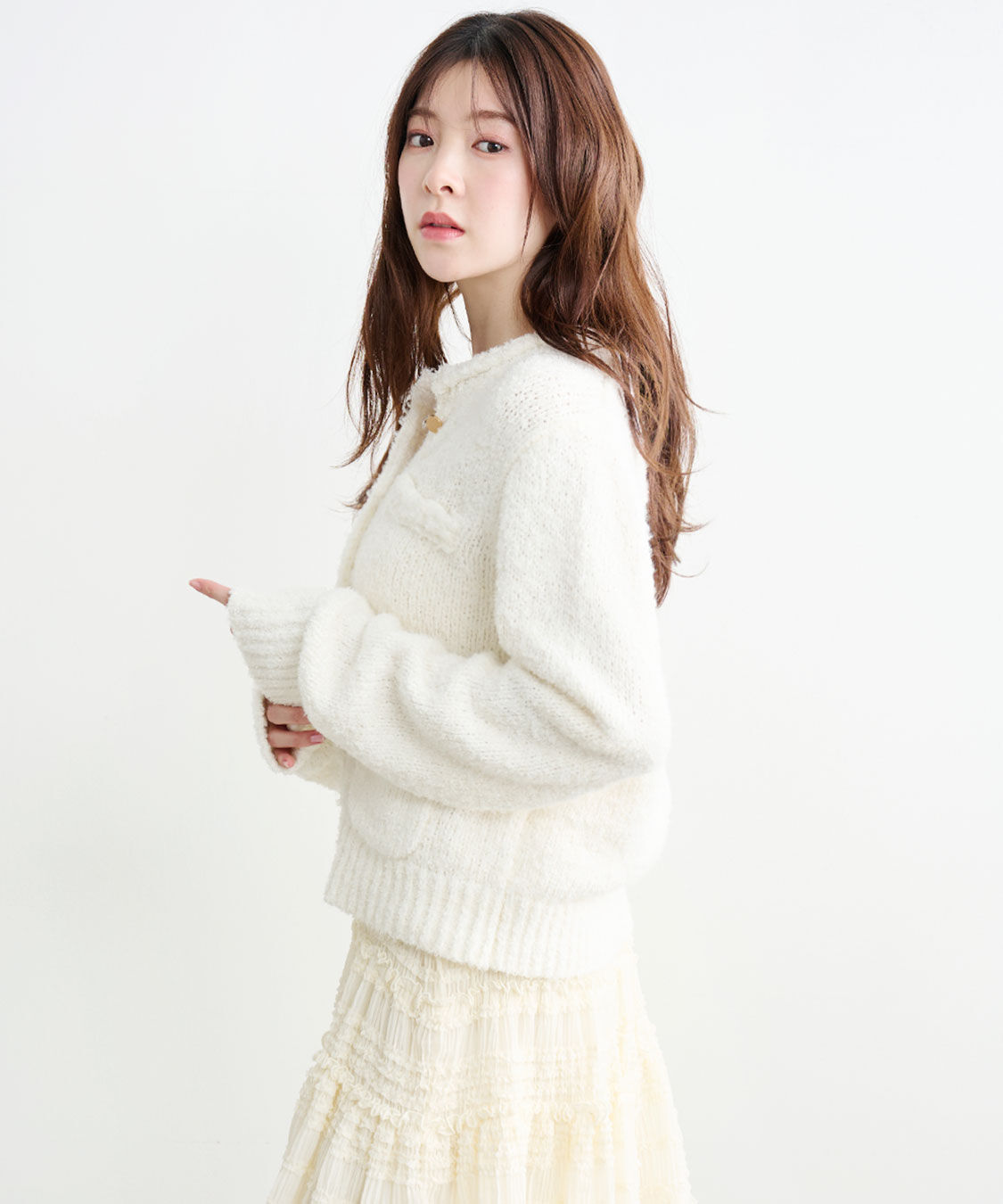 COCO DEAL「ポケットディティールコンパクトニットカーディガン」|ニット・セーター|