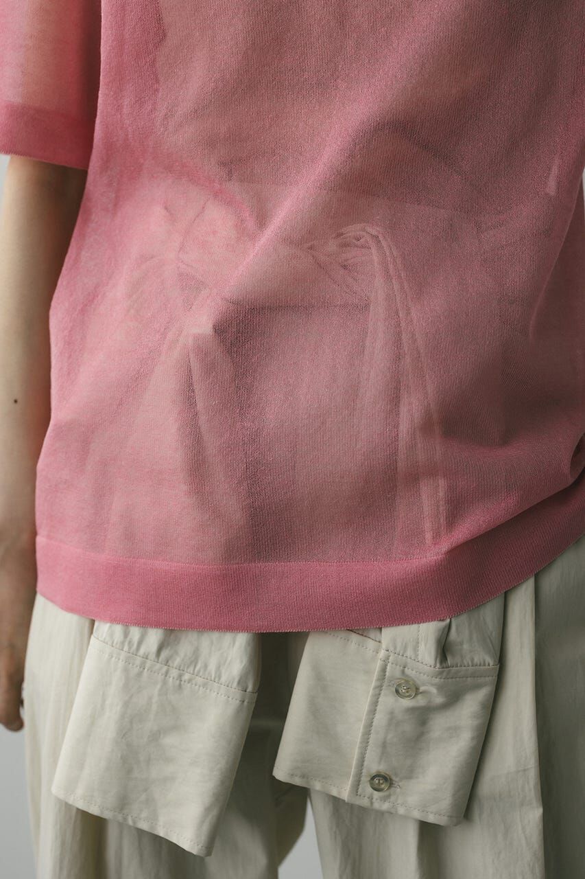 STYLEMIXER「ウォッシャブルリネンニットT」|ニット・セーター|