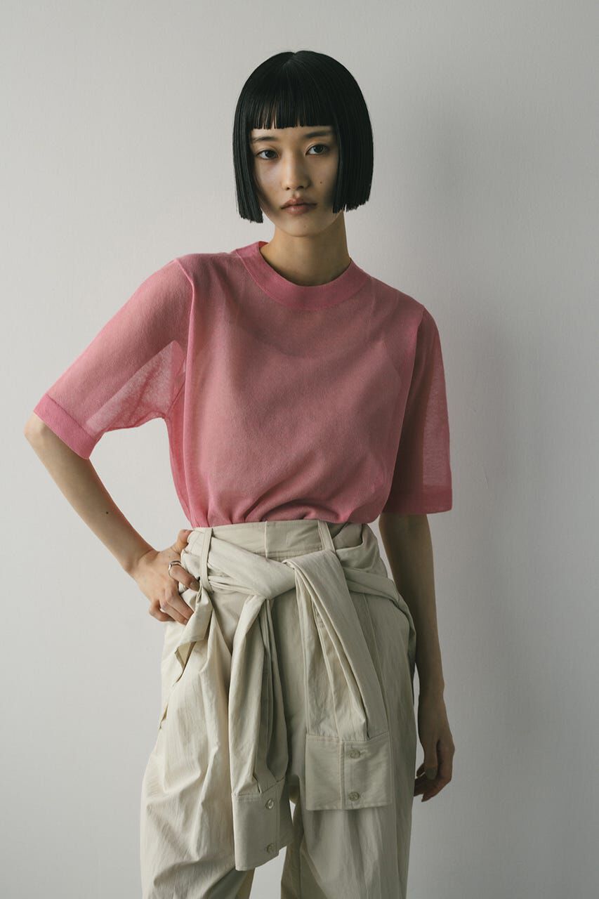 STYLEMIXER「ウォッシャブルリネンニットT」|ニット・セーター|