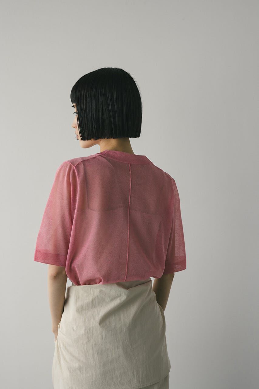 STYLEMIXER「ウォッシャブルリネンニットT」|ニット・セーター|