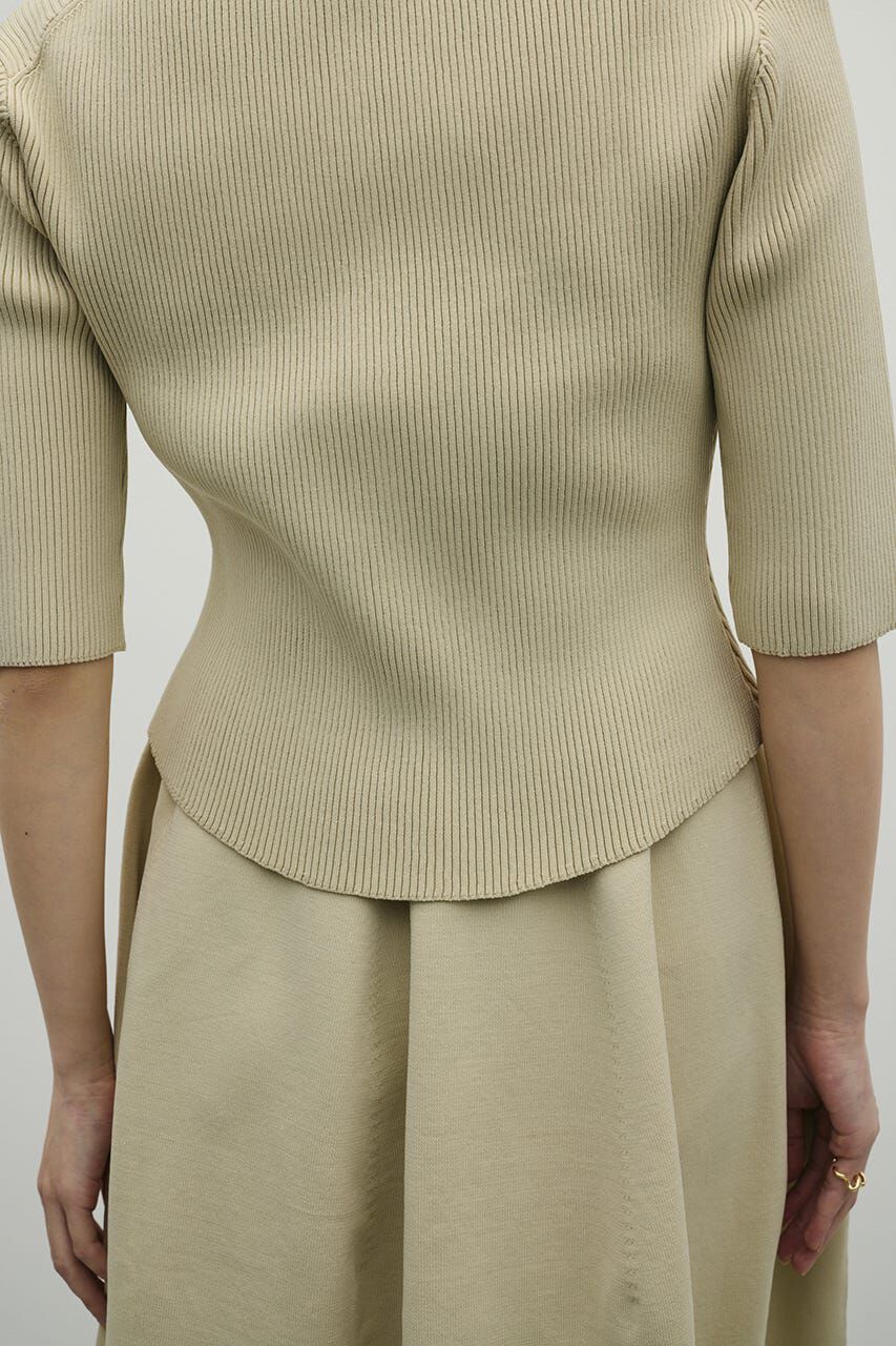 STYLEMIXER「2ピースハーフスリーブポロニットワンピース」|ワンピース|