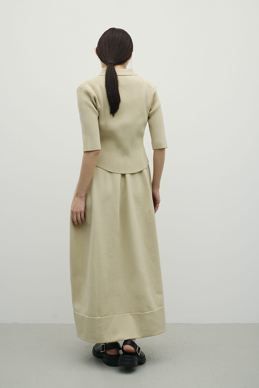 STYLEMIXER「2ピースハーフスリーブポロニットワンピース」|ワンピース|