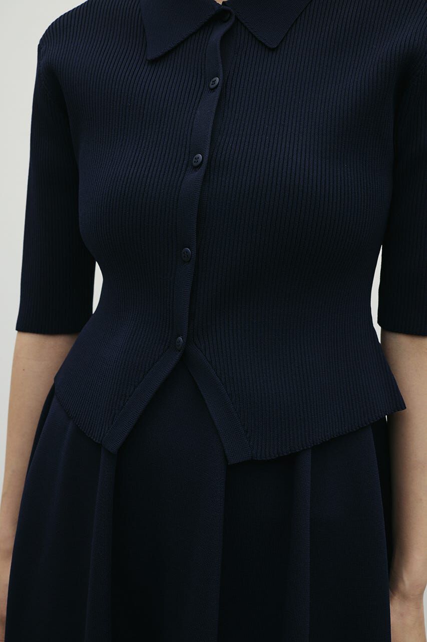 STYLEMIXER「2ピースハーフスリーブポロニットワンピース」|ワンピース|