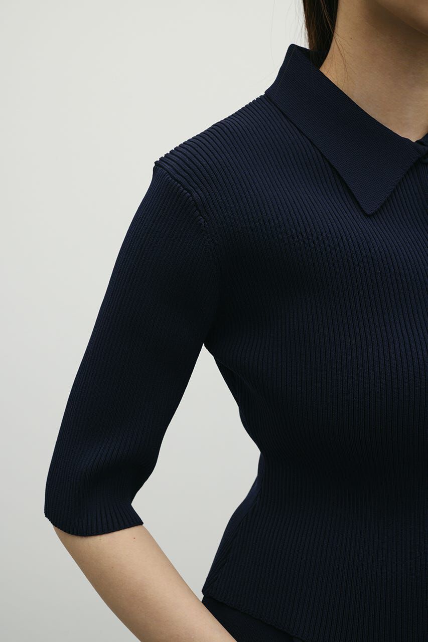 STYLEMIXER「2ピースハーフスリーブポロニットワンピース」|ワンピース|