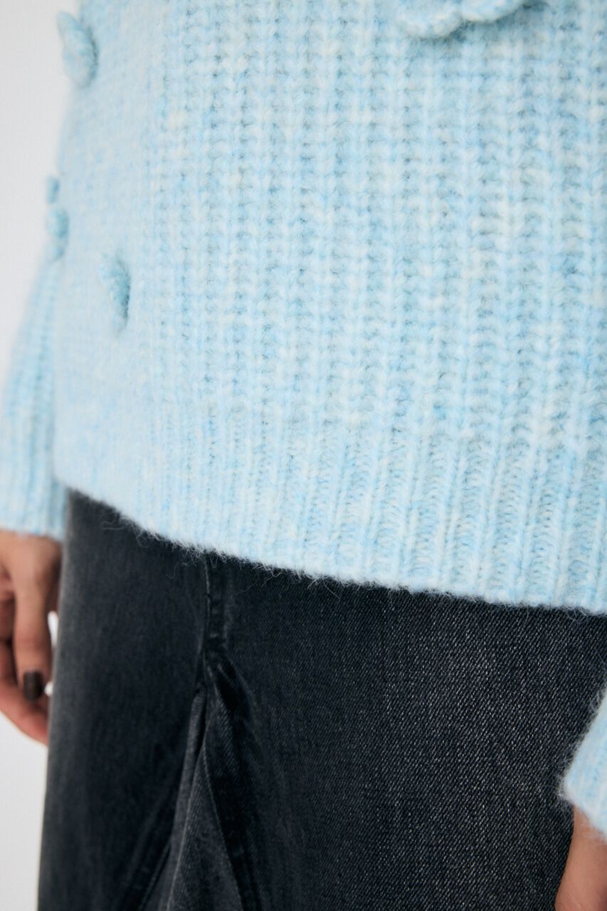 MOUSSY「FLORAL MOTIF OVER セーター」|ニット・セーター|