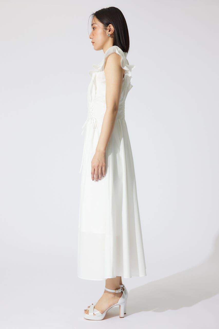 rienda「レースアップフリルワンピース」|ワンピース|