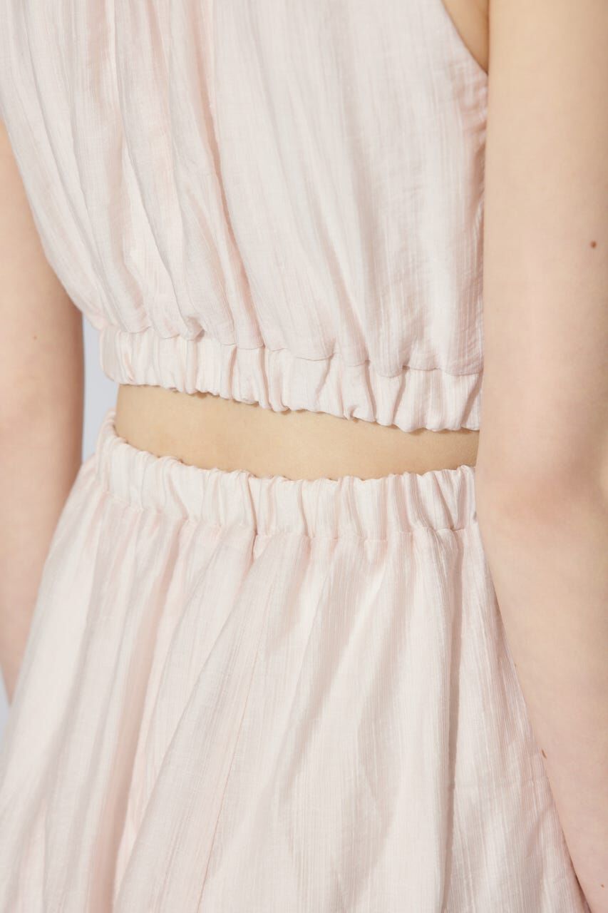 rienda「ホルターネックギャザーミニフレアワンピース」|ワンピース|