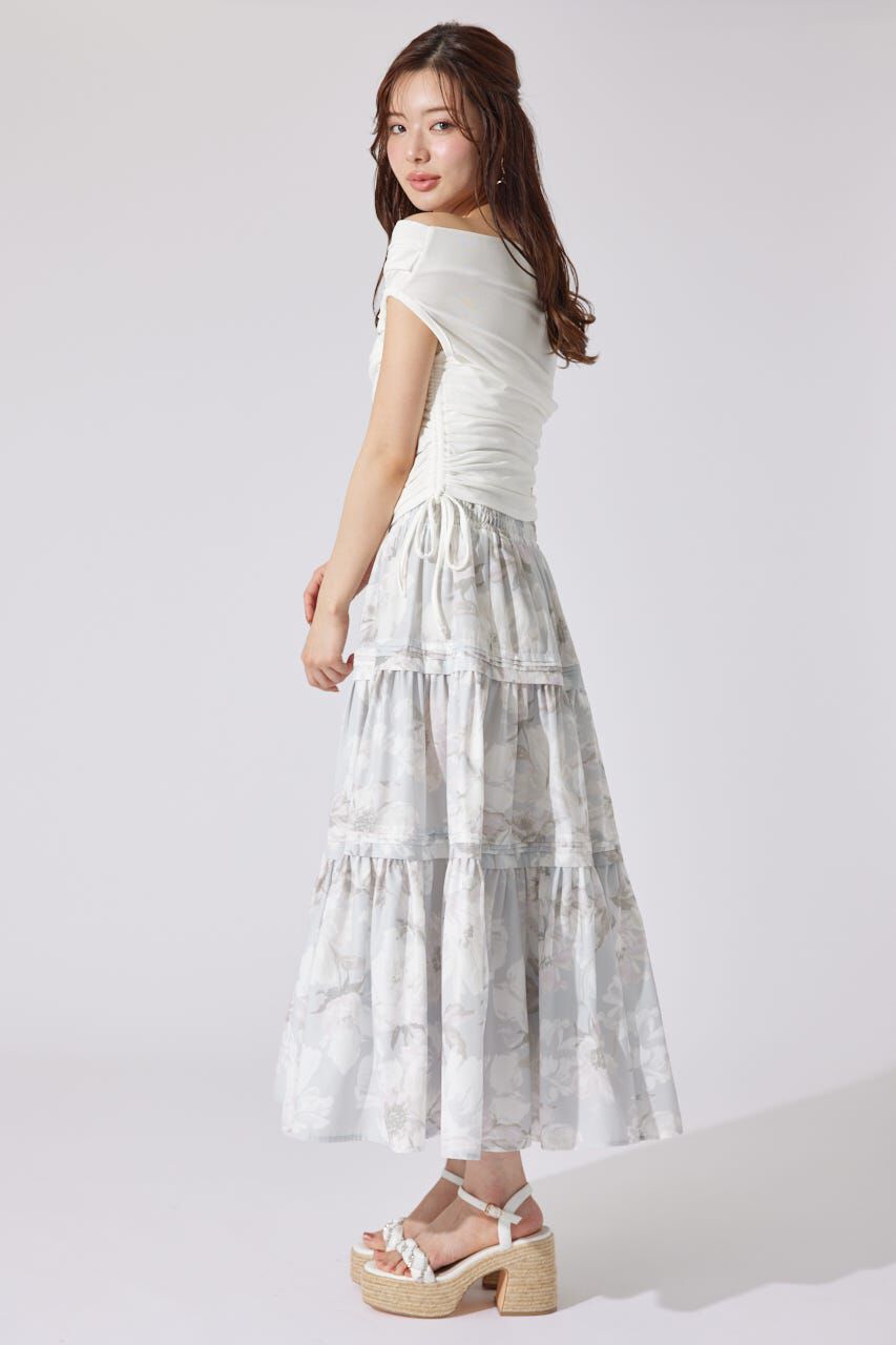 rienda「カシュクールサイドドロストトップス」|Tシャツ・カットソー|