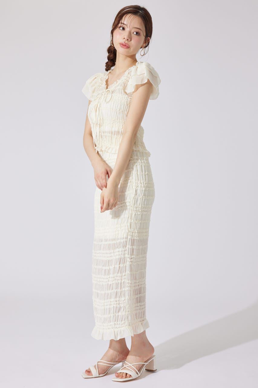 rienda「シャーリングカットトップス」|シャツ・ブラウス|