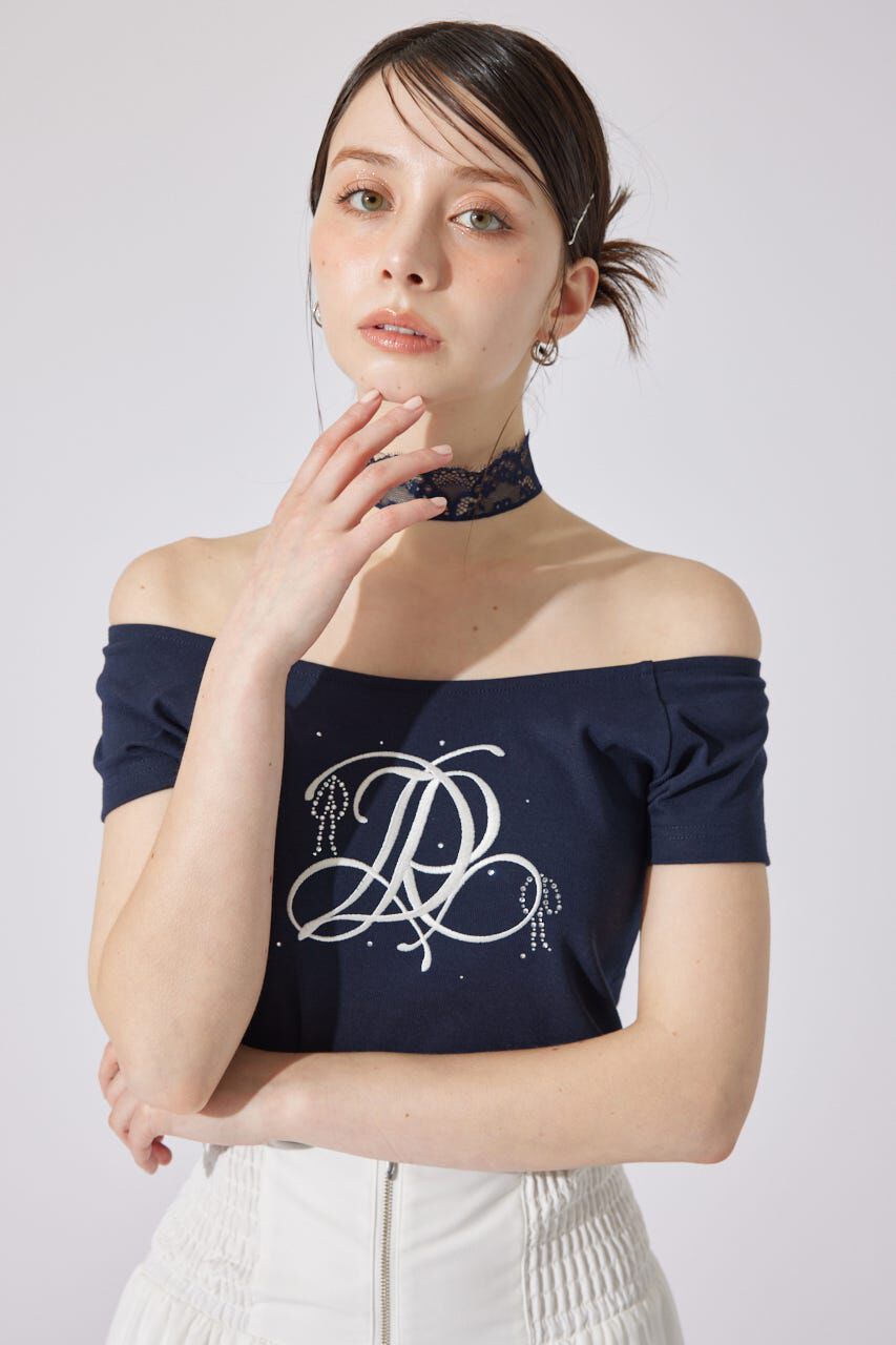 rienda「2WAYオフショルTシャツ」|Tシャツ・カットソー|