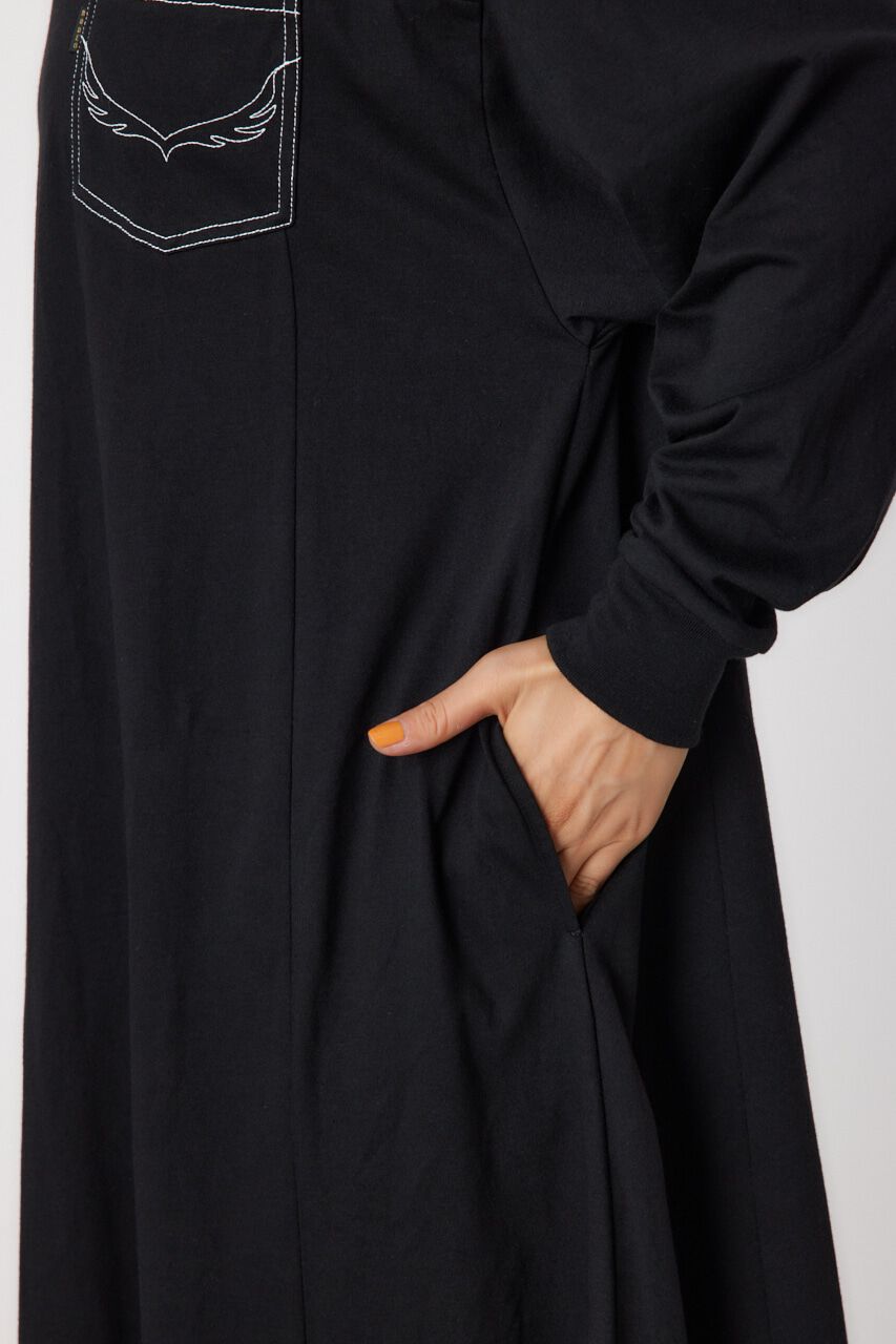 RODEO CROWNS「デニムアップリケロゴワンピース」|ワンピース|