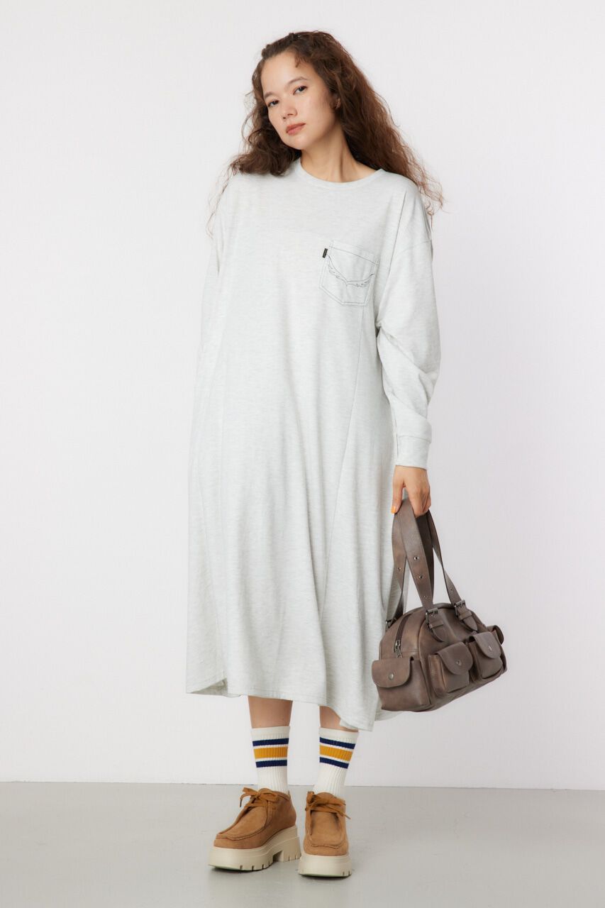 RODEO CROWNS「デニムアップリケロゴワンピース」|ワンピース|