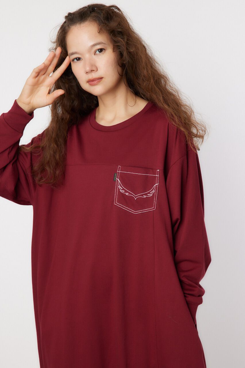 RODEO CROWNS「デニムアップリケロゴワンピース」|ワンピース|