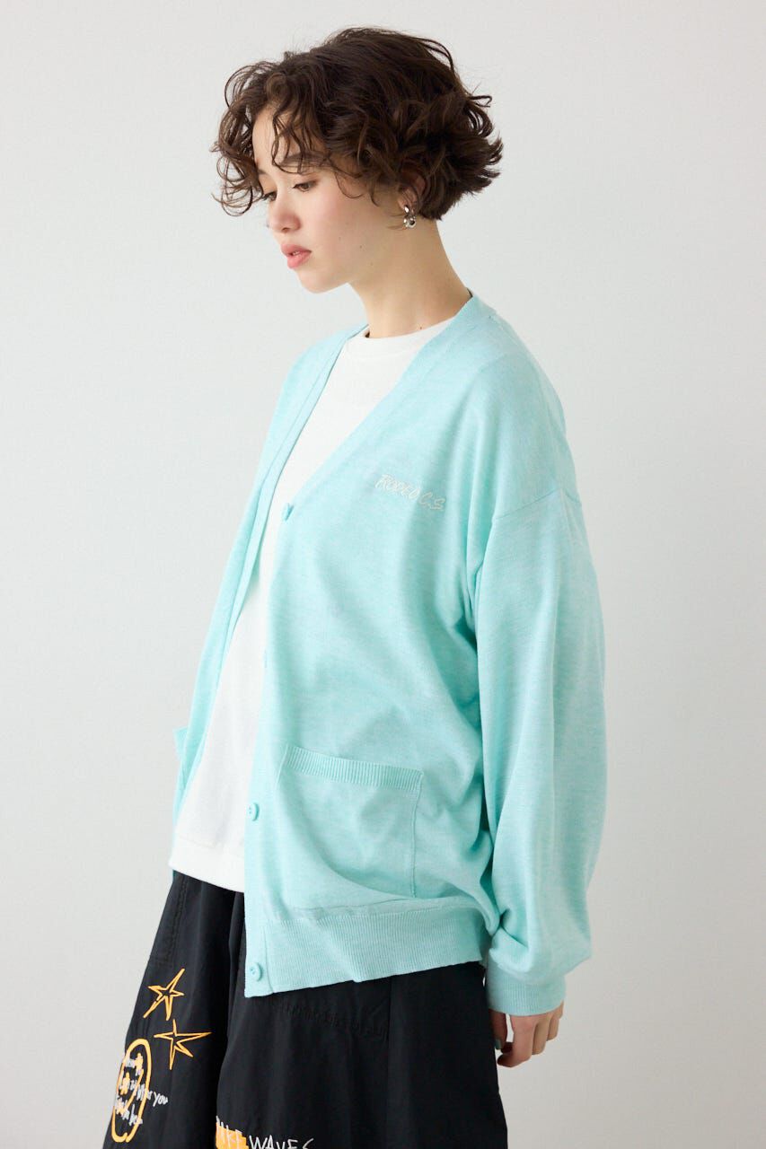 RODEO CROWNS「ネオンカラーロゴニットカーディガン」|カーディガン|