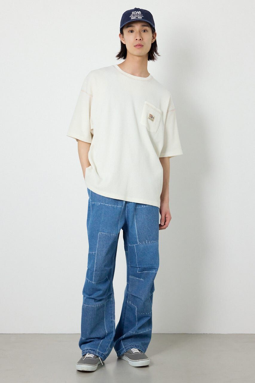RODEO CROWNS「ピグメントワッフルTシャツ」|Tシャツ・カットソー|