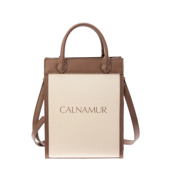 CALNAMUR「LOGO CANVAS TOTE/ロゴキャンバストートバッグ」|その他|ブラウン