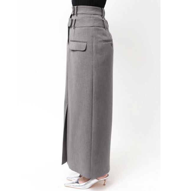 ELENDEEK「DOUBLE BELT SK」|スカート|