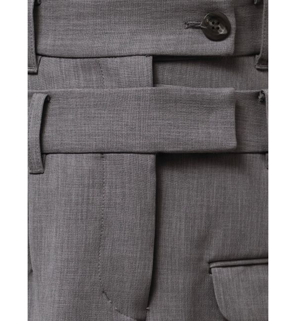 ELENDEEK「DOUBLE BELT SK」|スカート|