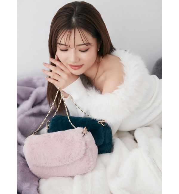 RESEXXY「コンパクトファーバッグ」|ショルダー・メッセンジャー|