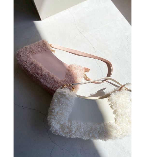 RESEXXY「カールフェイクファーコンビハンドバッグ」|その他|