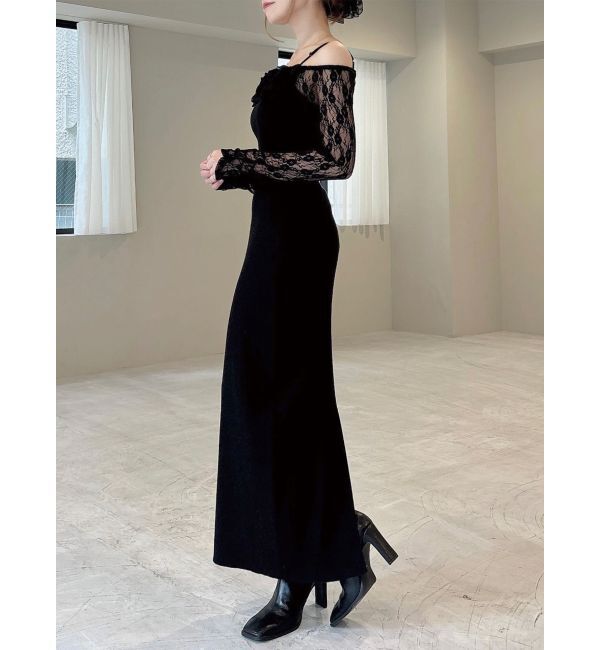 RESEXXY「レースモチーフドッキンクニットワンピース」|ワンピース|