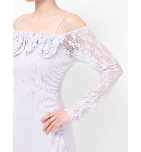 RESEXXY「レースモチーフドッキンクニットワンピース」|ワンピース|