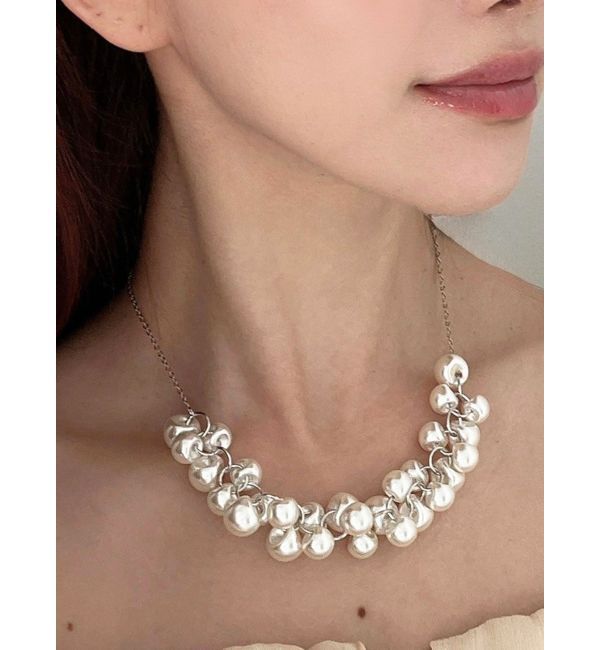 RESEXXY「パールボリュームネックレス」|ネックレス|