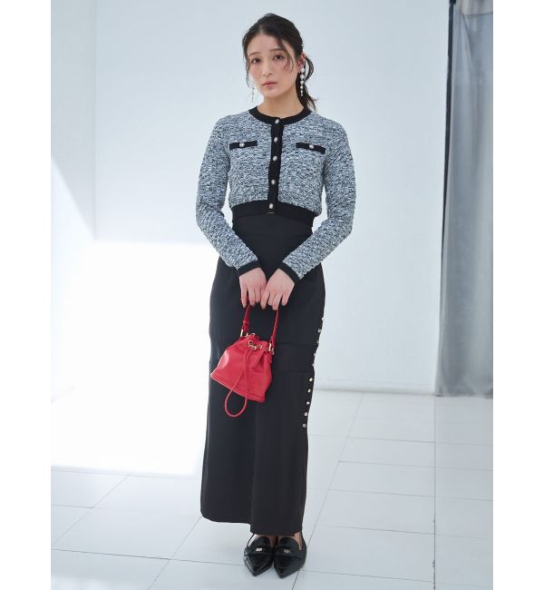 MERCURYDUO「パネルシアー切替ナロースカート」|スカート|