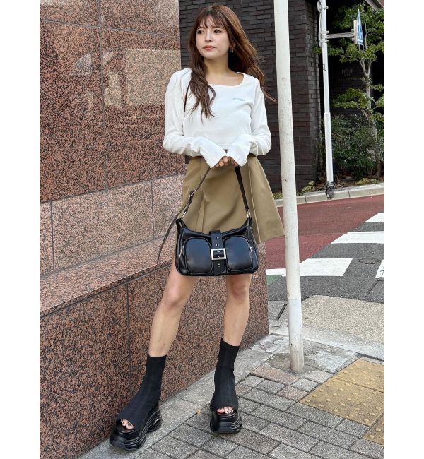 MURUA「サイドファスナーミニスカート【セットアップ着用可】」|スカート|