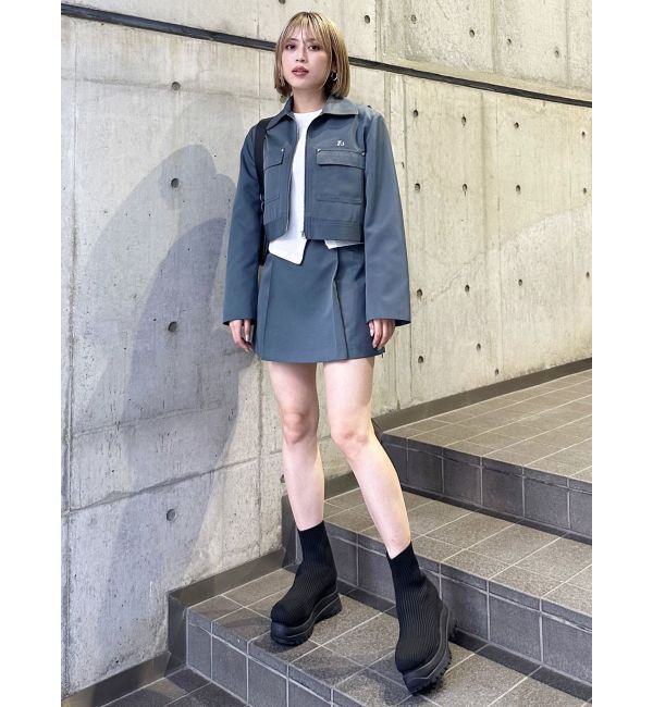 MURUA「サイドファスナーミニスカート【セットアップ着用可】」|スカート|